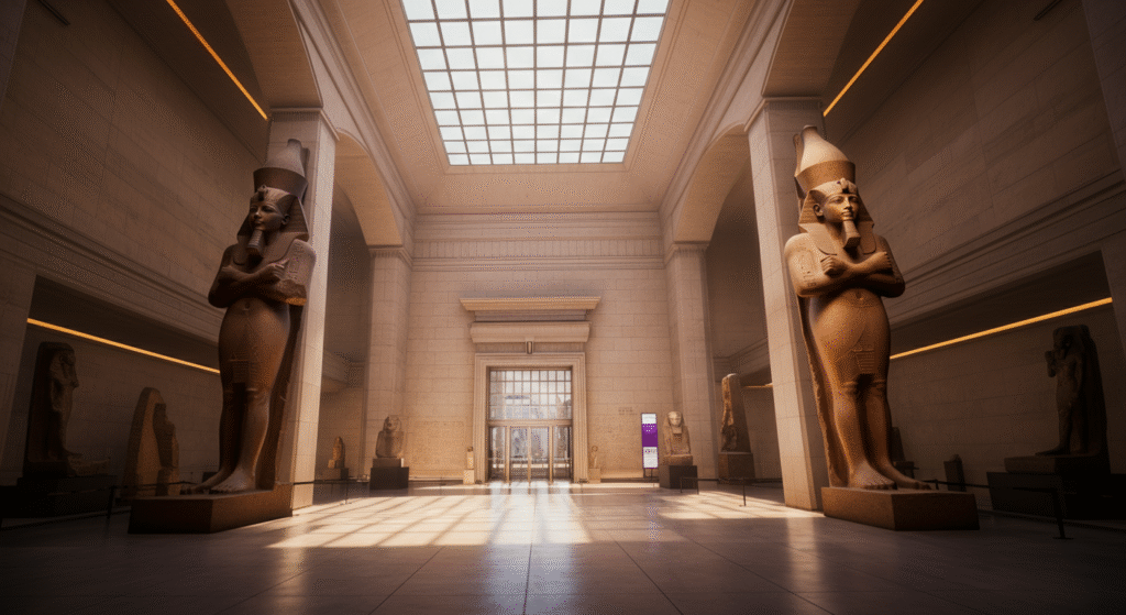 New Interactive Exhibit Unveiled at the Great Egyptian Museum